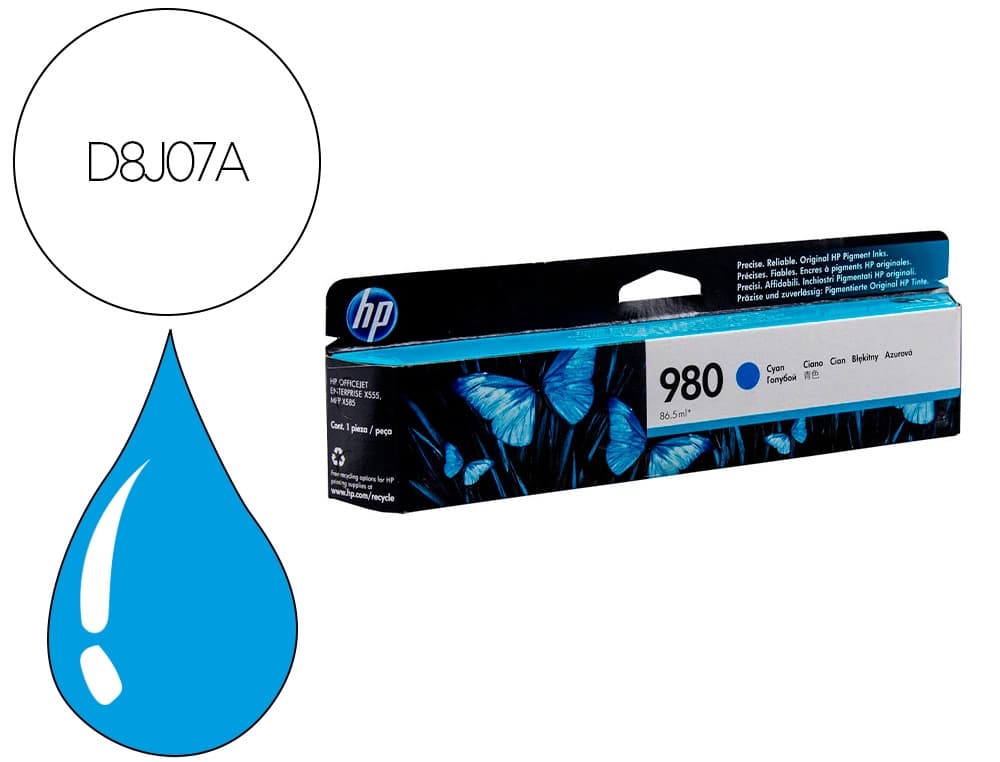 Hp Toner hp empresa x585toner cian n 980