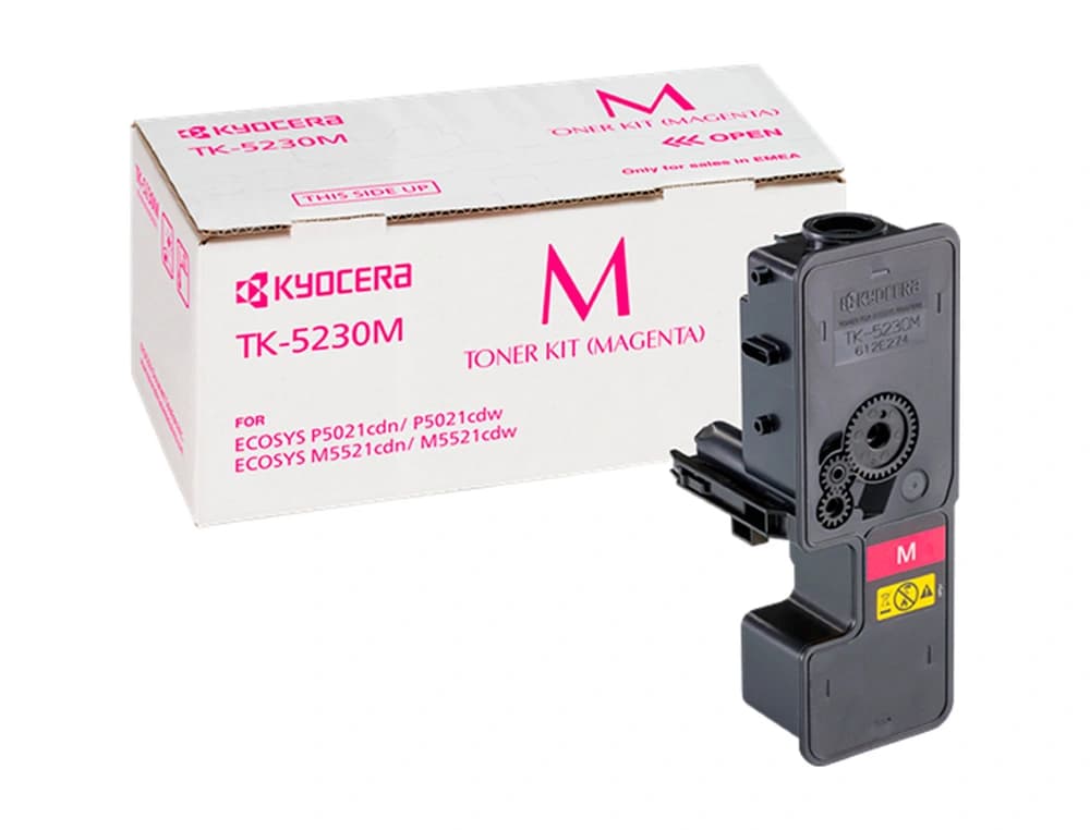 Toner kyocera mita tk-5230m magenta 2200 pag
