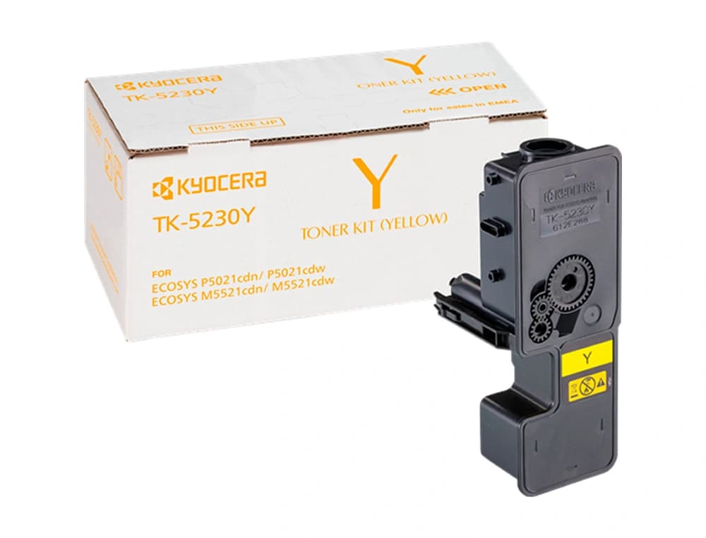 Toner kyocera mita tk-5230y amarillo 2200 pag