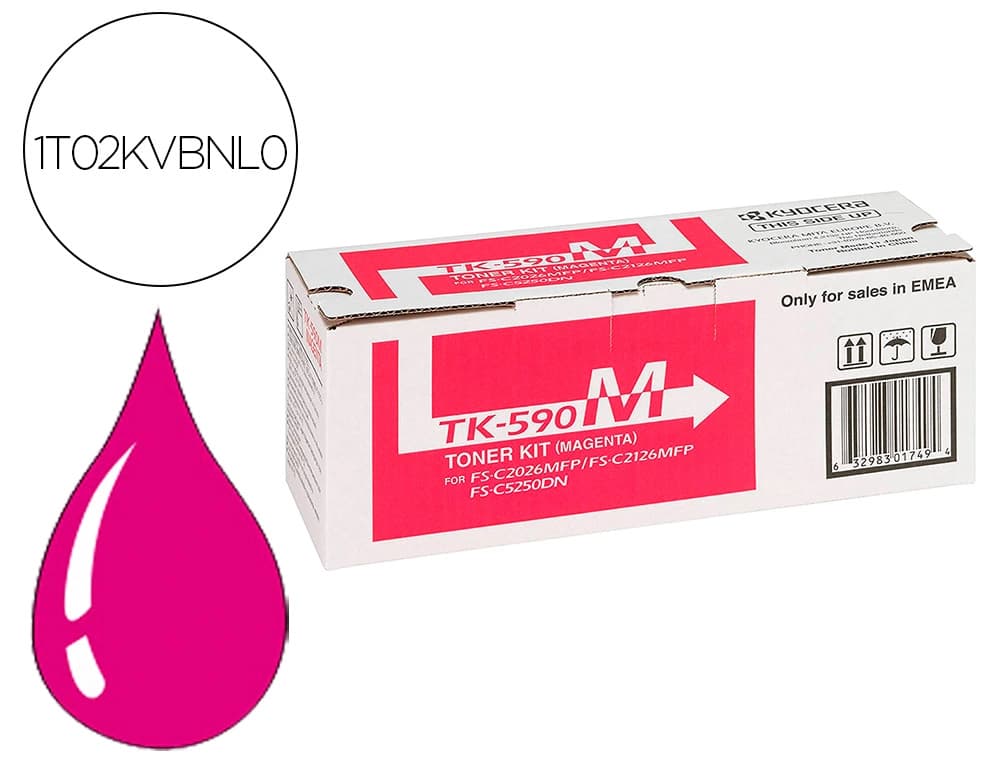 Kyocera Toner kyocera -mita magenta tk590m