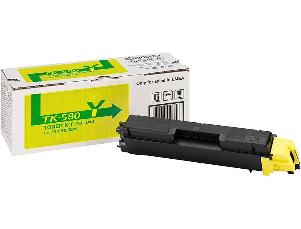 Toner kyocera -mita fs-c5150dn p6021cdn amarillo tk-580y