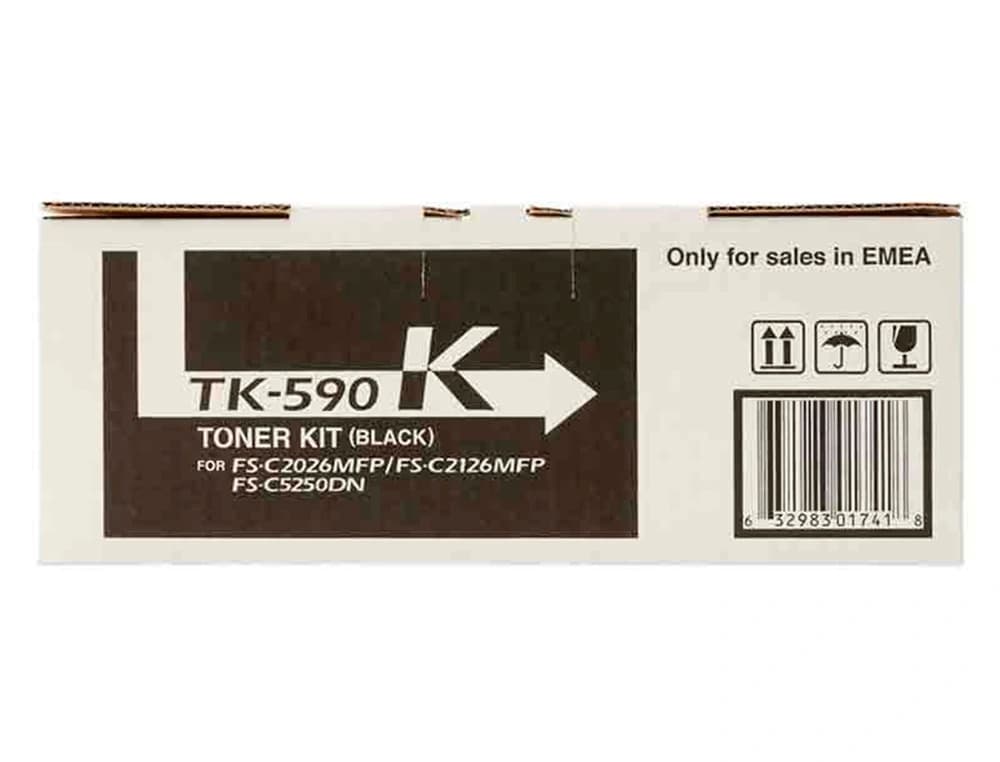 Toner kyocera tk590k fs-c2026mfp/2126mfp/5250dn negro 7000 paginas