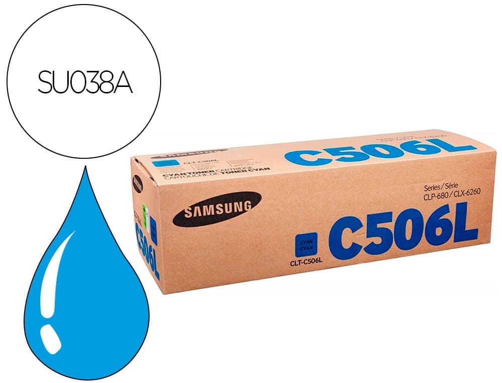 Toner hp samsung clp680nd clx6260 series alta capacidad