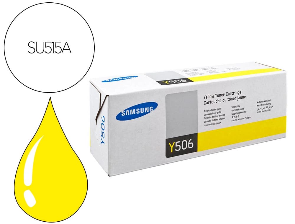 Hp Toner hp samsung clp680nd clx6260 series amarillo alta capacidad