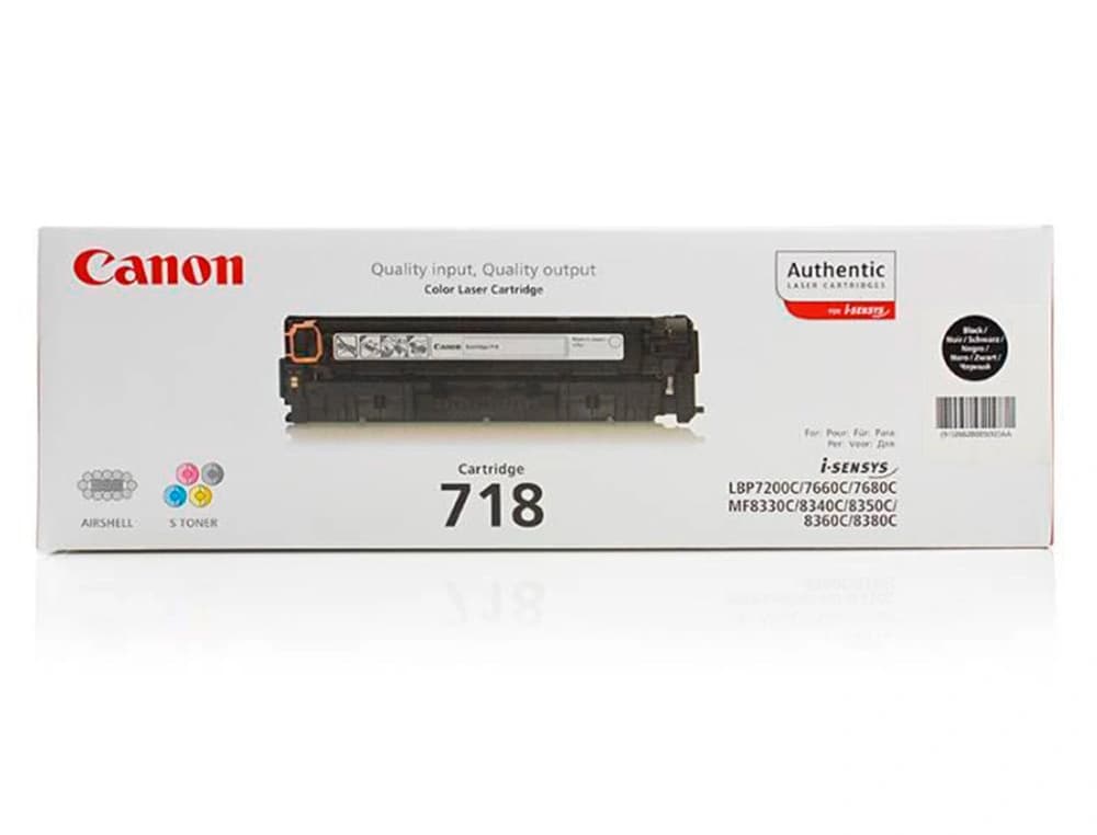 Toner canon 718b lbp7680 lbp7200 mf8300 pack negro