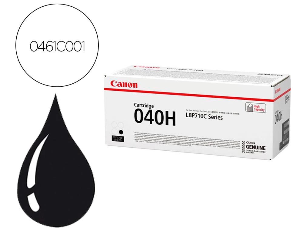 Canon Toner canon 040hbk alta capacidad lbp710 lbp712 negro