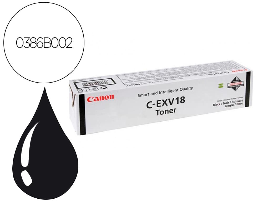Canon Toner canon exv18 ir1018 ir1020 ir1022 negro