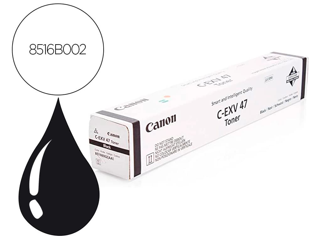 Canon Tóner original Canon EXV47K negro para iR Advance C250 y C350