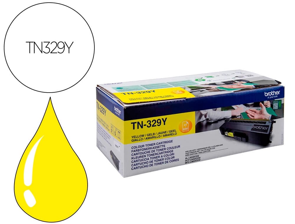 Brother Toner brother hll8350cdw 6000 paginas amarillo