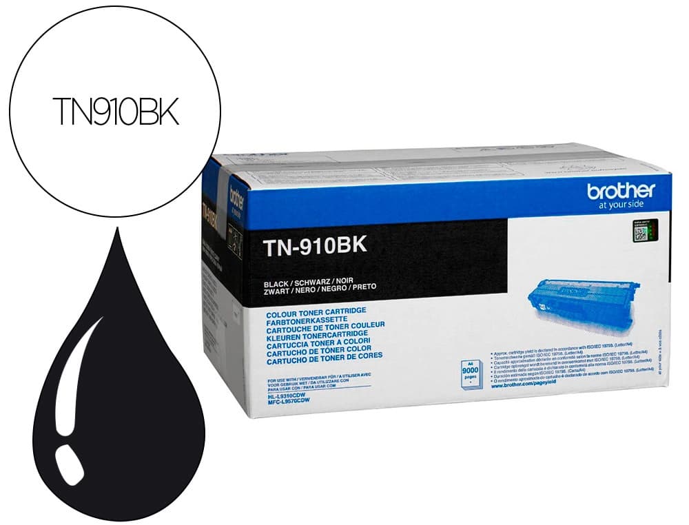 Brother Toner brother mfc-l9570cdw tn910bk negro