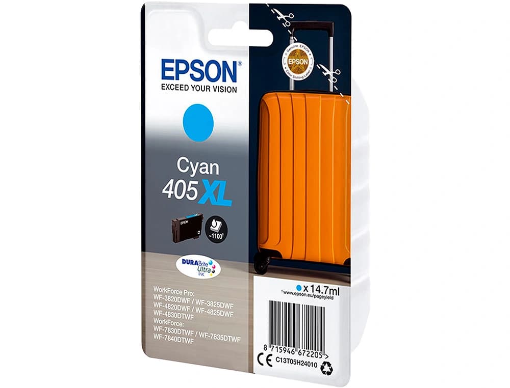 Ink-jet epson 405 xl wf-3820dwf / wf-4820dwf / wf-7830dtwf / wf-7840dtwf alta capacidad