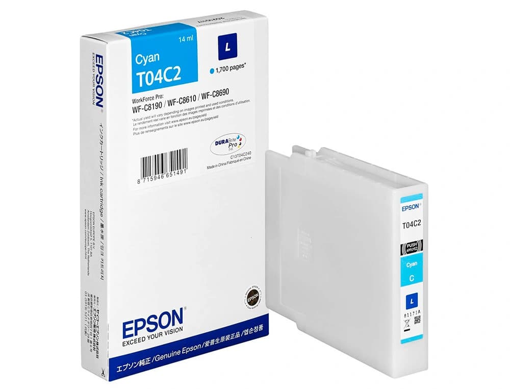 Ink-jet epson t04c2 cian 1700 paginas