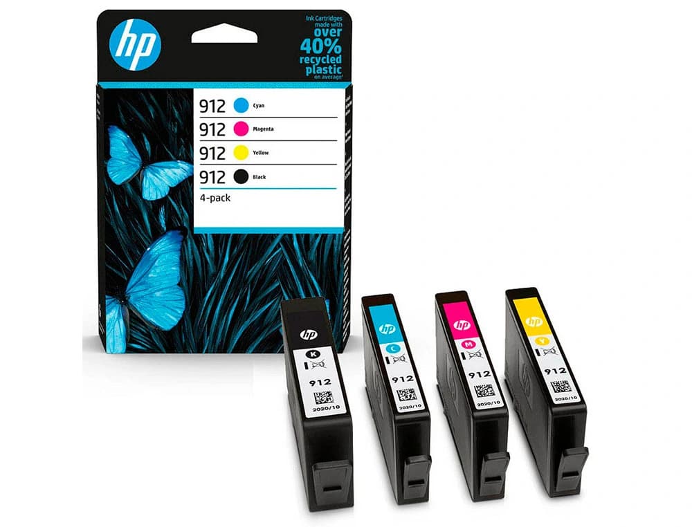 Toner hp 912 -6zc74ae multi pack negro / cian / magenta / amarillo