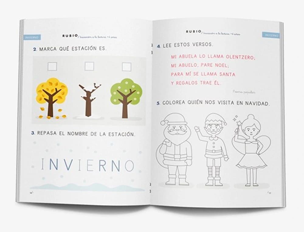 Cuaderno rubio iniciacion a la lectura + 4 años