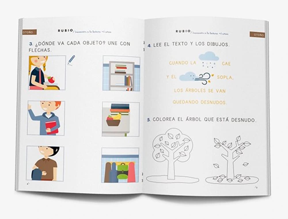 Cuaderno rubio iniciacion a la lectura + 4 años