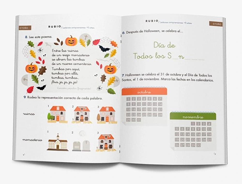 Cuaderno rubio lecturas comprensivas + 6 años