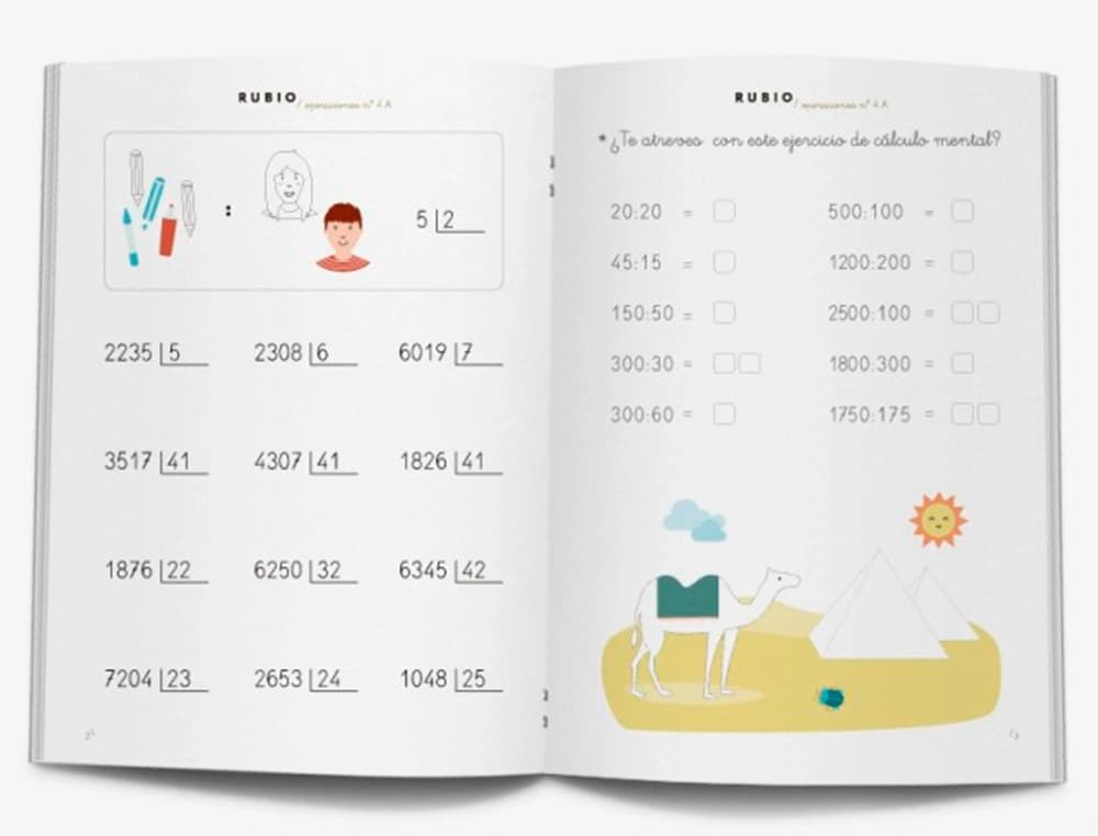 Cuaderno rubio competencia matematica 4