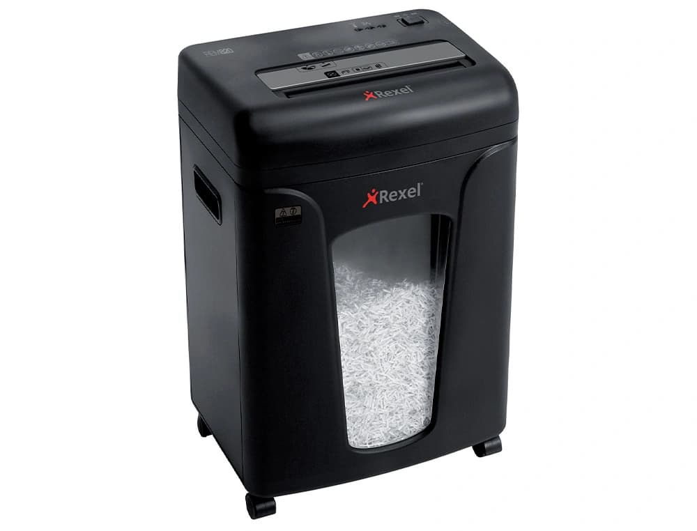 Destructora de documentos rexel mercury rem820 capacidad 8 hojas micro corte destruye grapas clips tarjeta