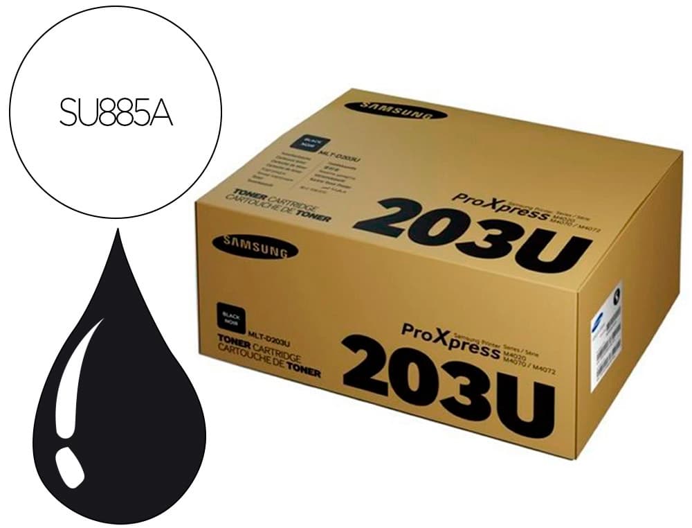 Samsung Toner samsung laser mlt-d203e sl-m4020nd / sl-m4070fr negro 10000 paginas