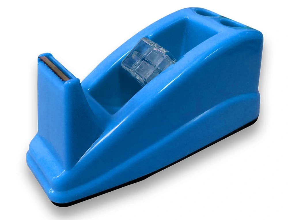 Portarrollo sobremesa q-connect plastico para cinta de 33 m 135x58x60 mm
