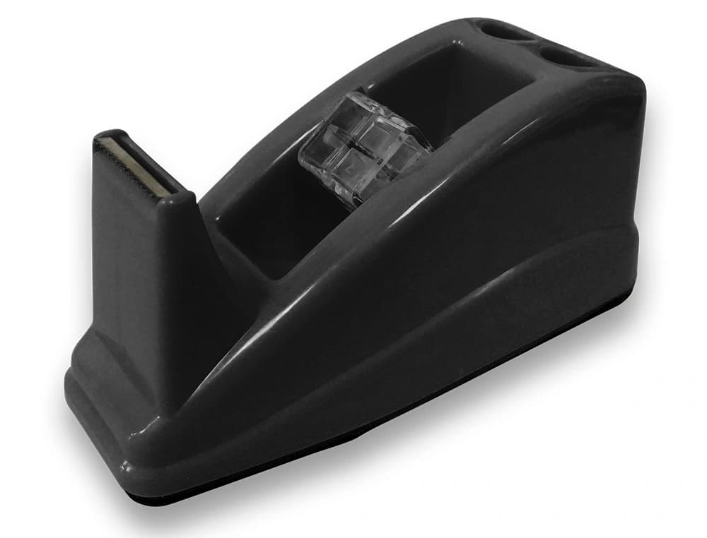 Portarrollo sobremesa q-connect plastico para cinta de 33 m 135x58x60 mm