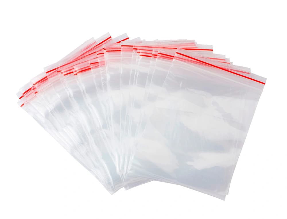 Bolsa plastico autocierre q-connect 175x250 mm paquete de 100 unidades