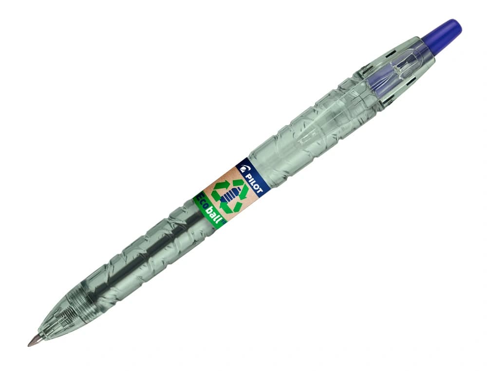 Boligrafo pilot ecoball plastico reciclado tinta aceite punta de bola 1 mm
