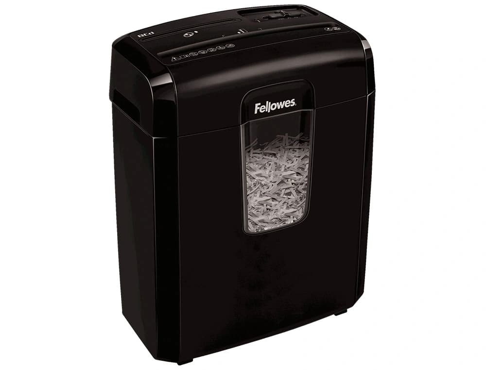 Destructora de documentos fellowes lx-25m capacidad 6h p4 destruye grapas clips y tarjeta papelera 11,5 l