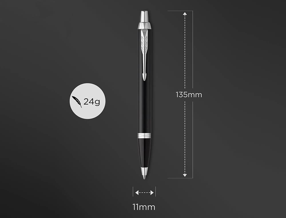 Boligrafo parker im essential negro mate ct