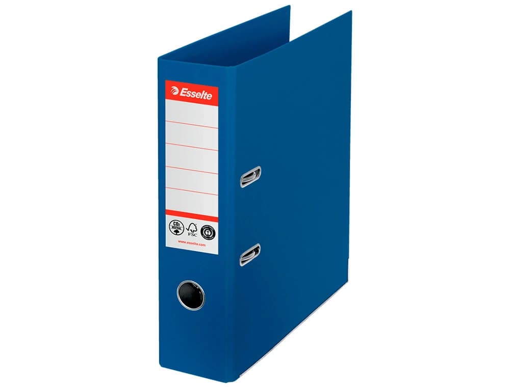 Archivador de palanca esselte n 1 co2 neutral din a4 carton forrado lomo 75 mm vivida