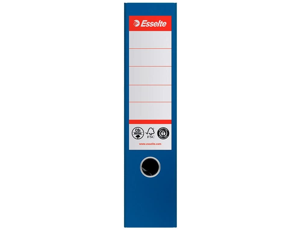 Archivador de palanca esselte n 1 co2 neutral din a4 carton forrado lomo 75 mm vivida