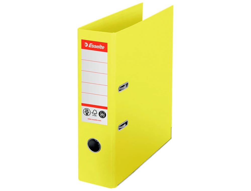 Archivador de palanca esselte n 1 co2 neutral din a4 carton forrado lomo 75 mm vivida