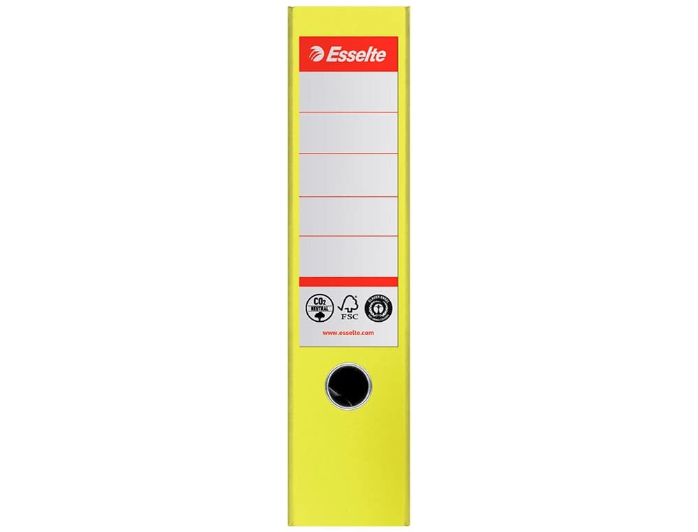 Archivador de palanca esselte n 1 co2 neutral din a4 carton forrado lomo 75 mm vivida