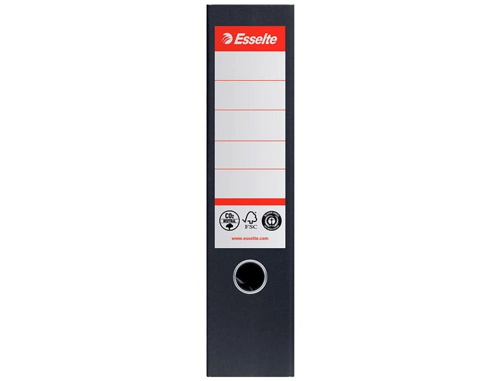 Archivador de palanca esselte n 1 co2 neutral din a4 carton forrado lomo 75 mm