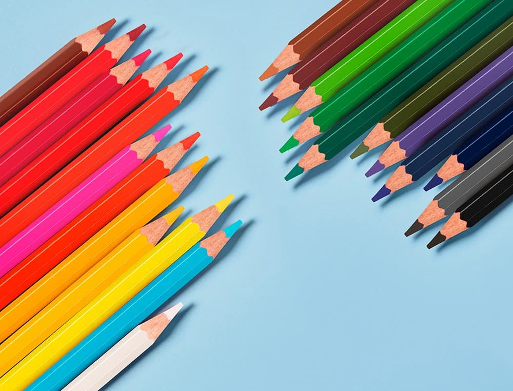 Lapices de colores acuarelables liderpapel caja de 24 unidades colores surtidos