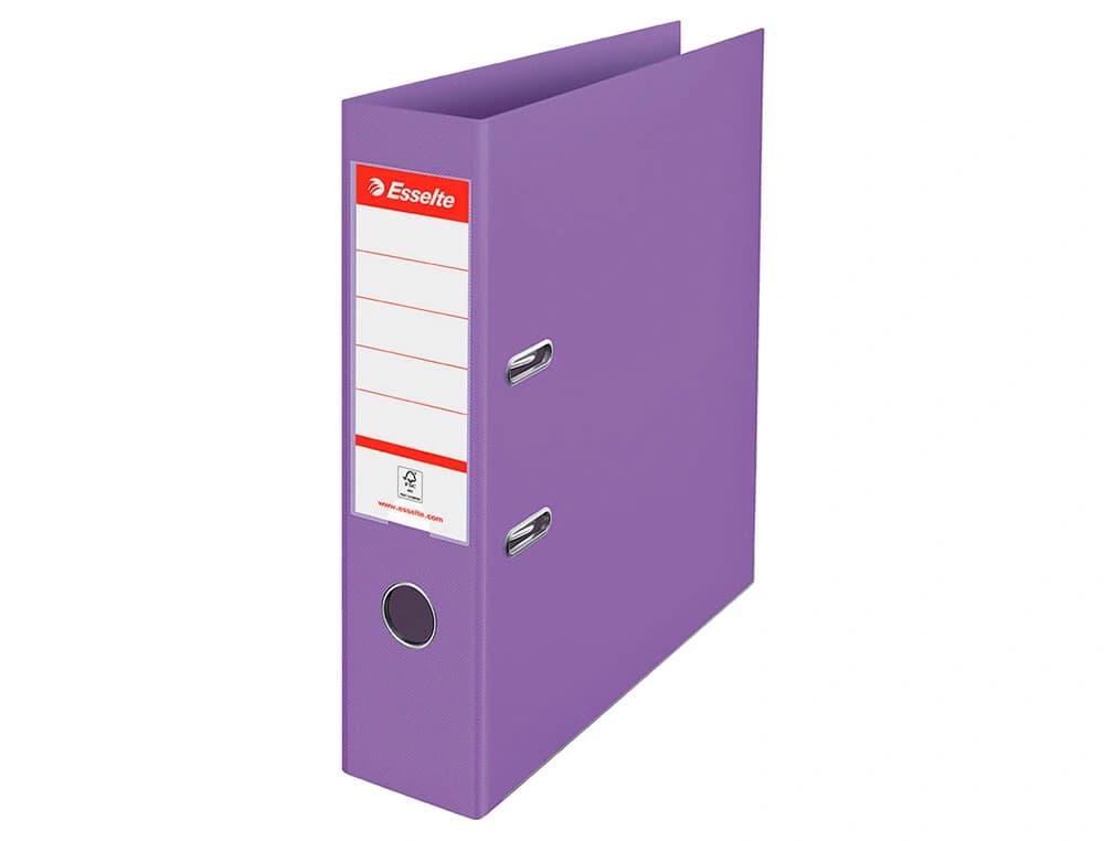 Archivador de palanca esselte colour breeze carton forrado pvc din a4 lomo 75 mm