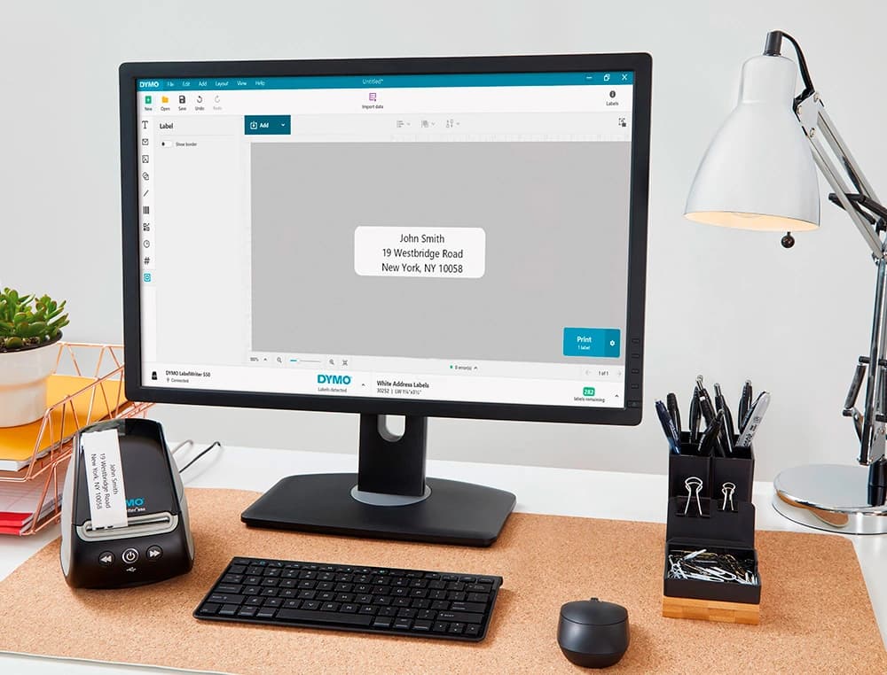 Impresora de etiquetas dymo termica labelwriter 550