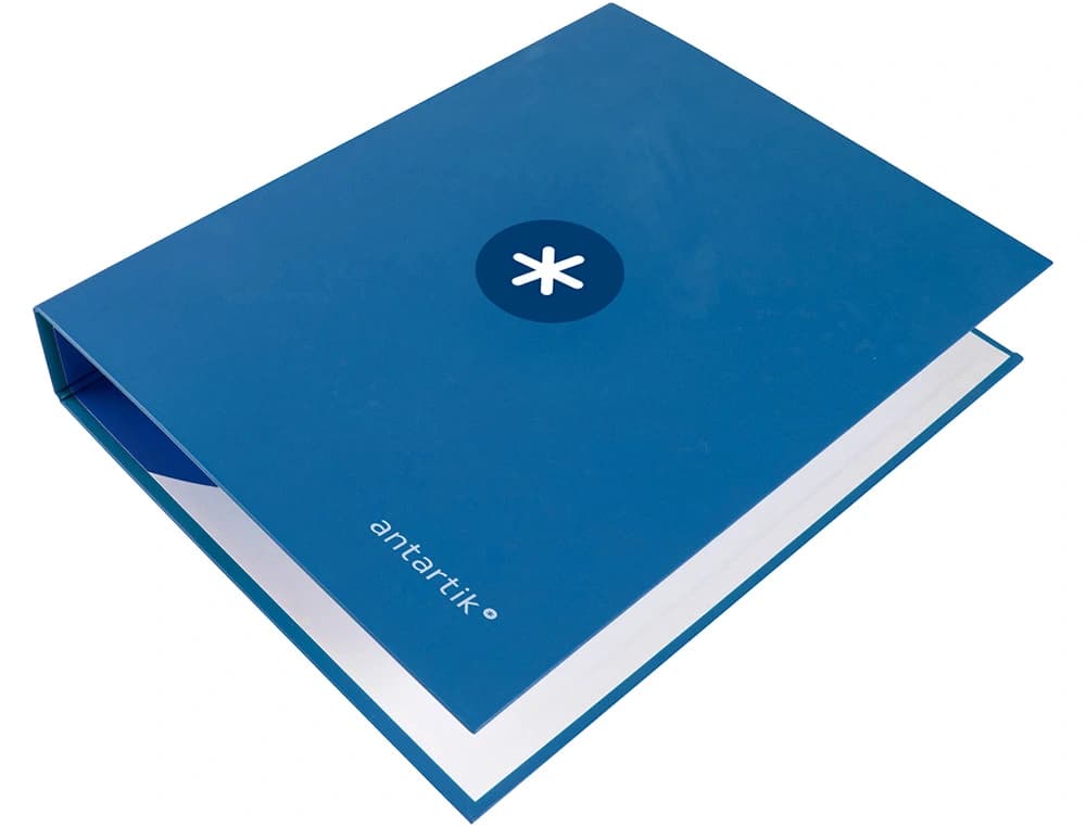 Carpeta antartik a4 forrada 4 anillas 25mm redondas