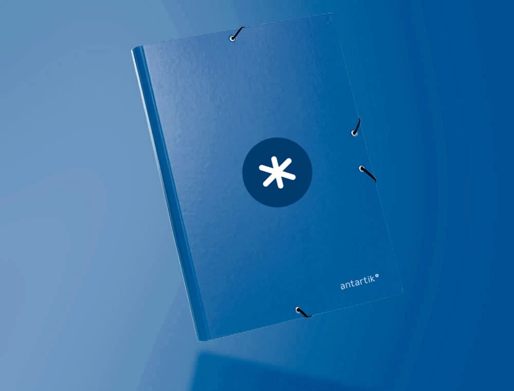 Carpeta antartik gomas tres solapas carton forrado a4 colores