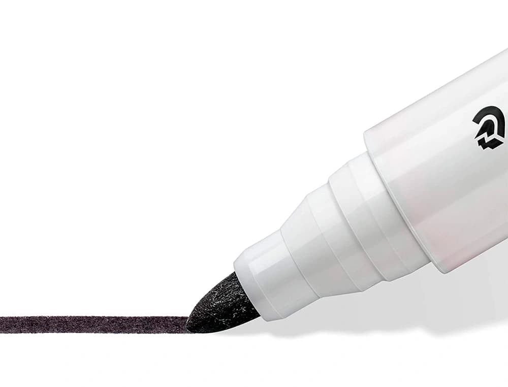 Rotulador staedtler lumocolor 351 para pizarra blanca punta redonda 2 mm recargable estuche 6 unidades colores