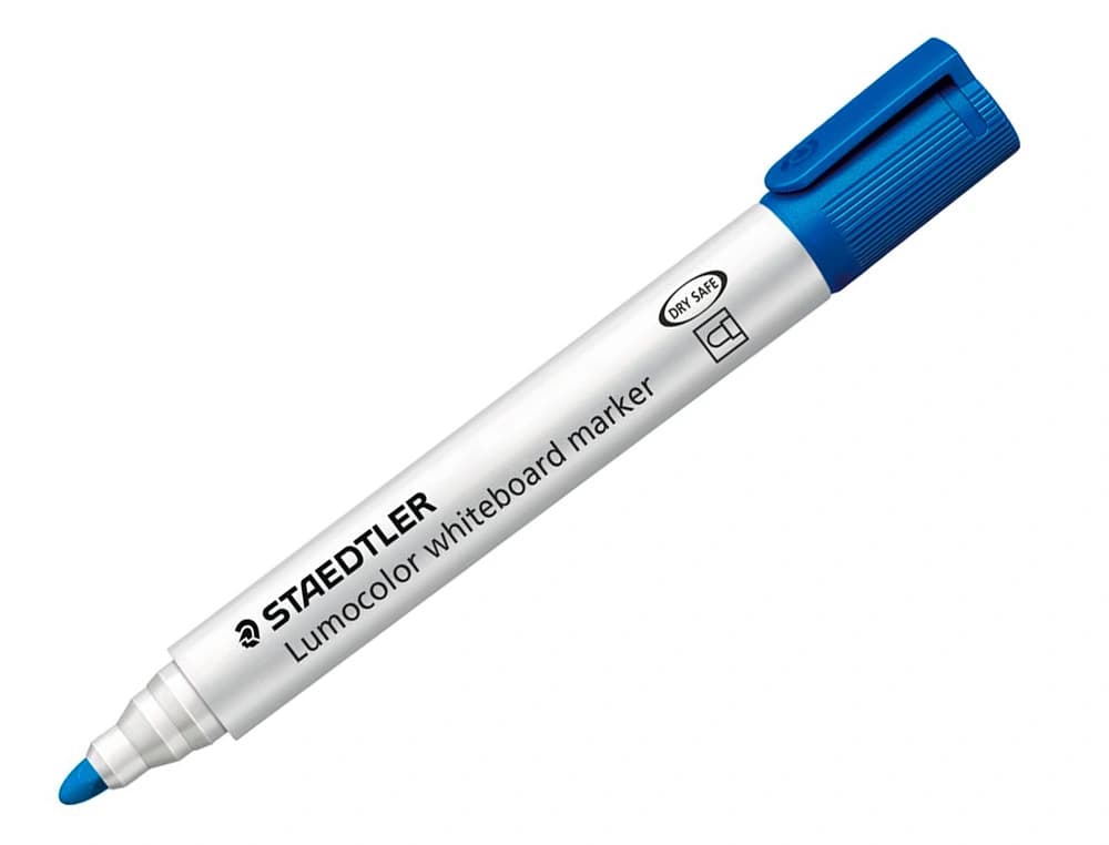 Rotulador staedtler lumocolor 351 para pizarra blanca punta redonda 2 mm recargable