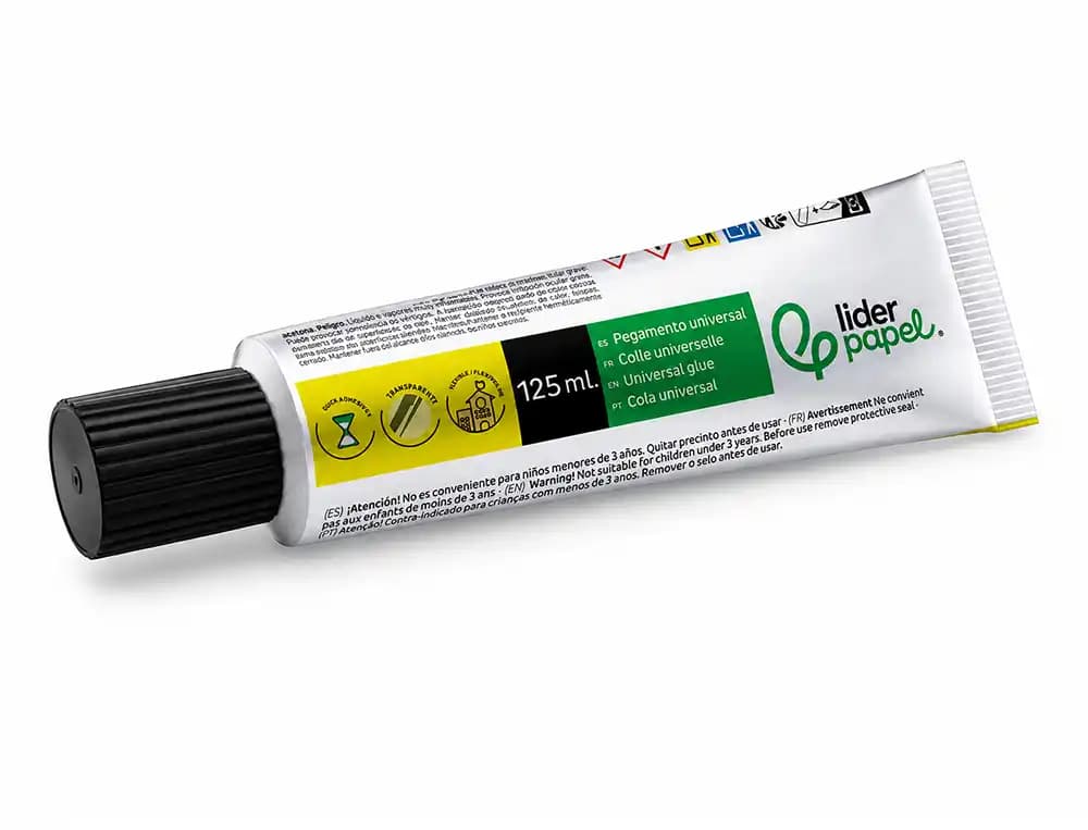 Pegamento liderpapel universal transparente 125 ml