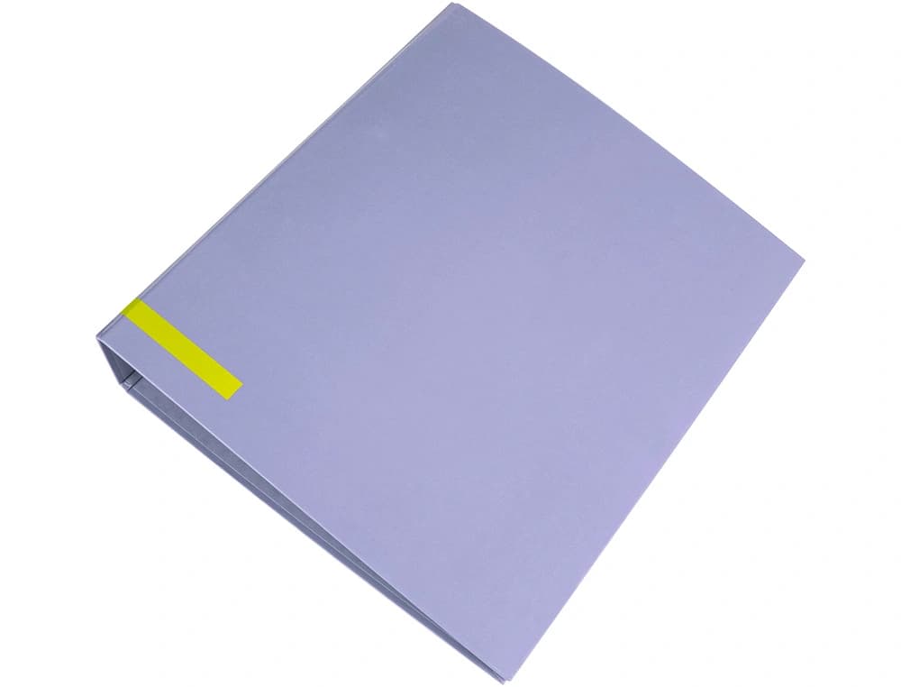 Archivador de palanca liderpapel a4 color system forrado sin rado lomo 80 mm compresor metalico