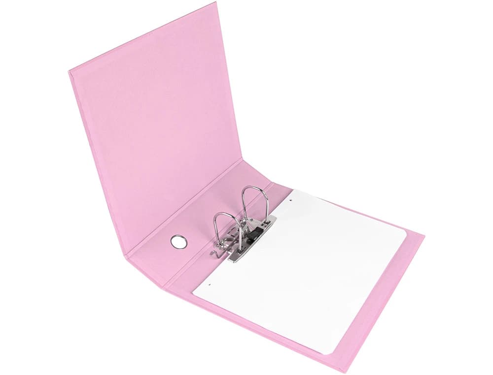 Archivador de palanca liderpapel a4 color system forrado sin rado lomo 80 mm compresor metalico