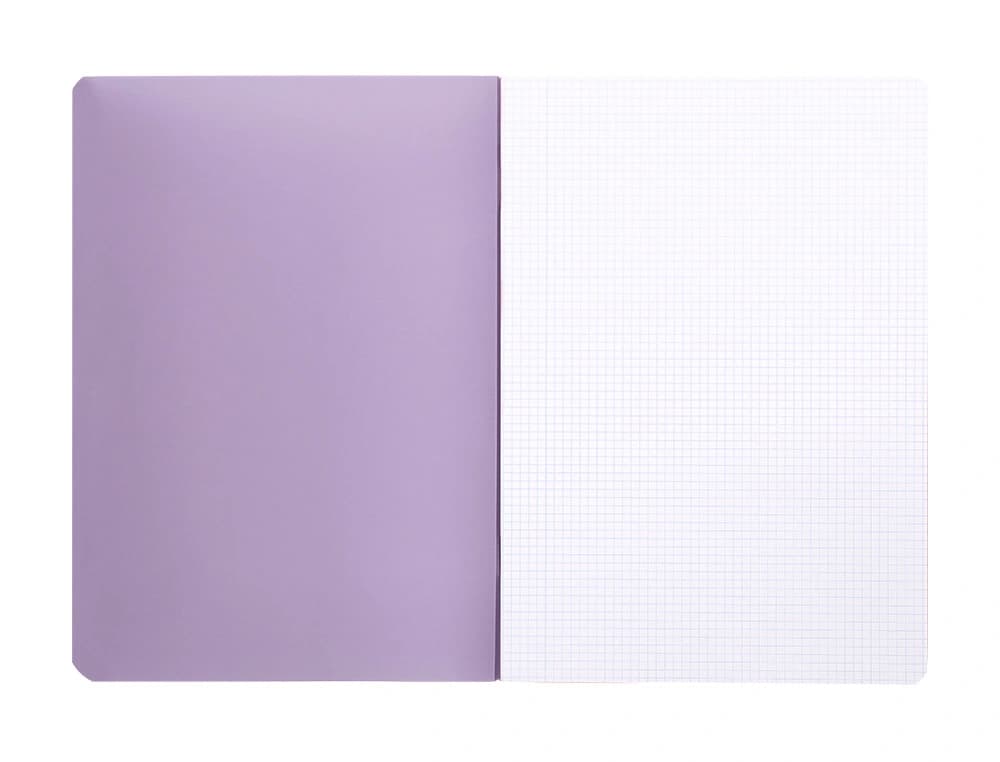 Libreta liderpapel 360 tapa de plastico a4 48 hojas 90gr cuadro 5mm con doble margen colores pastel