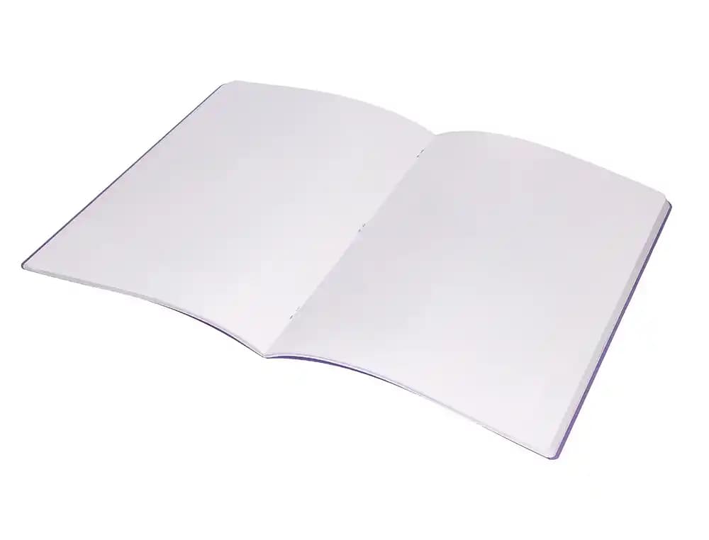 Libreta liderpapel 360 tapa de plastico 48 hojas 90gr liso sin margen colores pastel surtidos