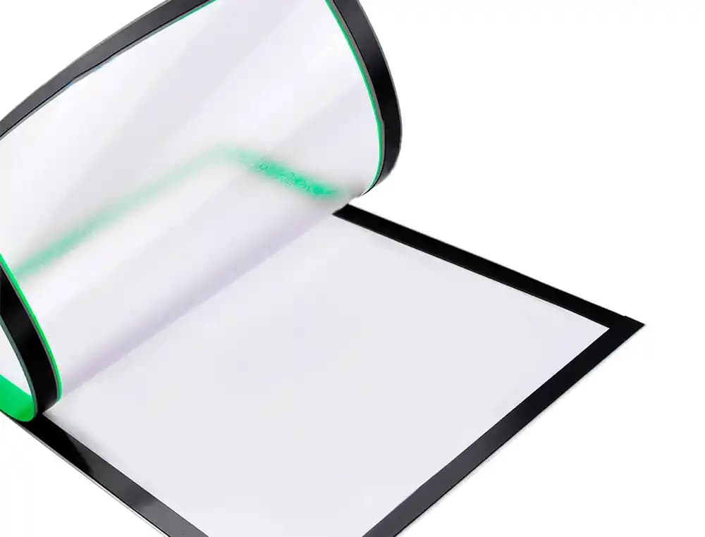 Marco porta anuncios liderpapel magnetico din a4 dorso adhesivo removible