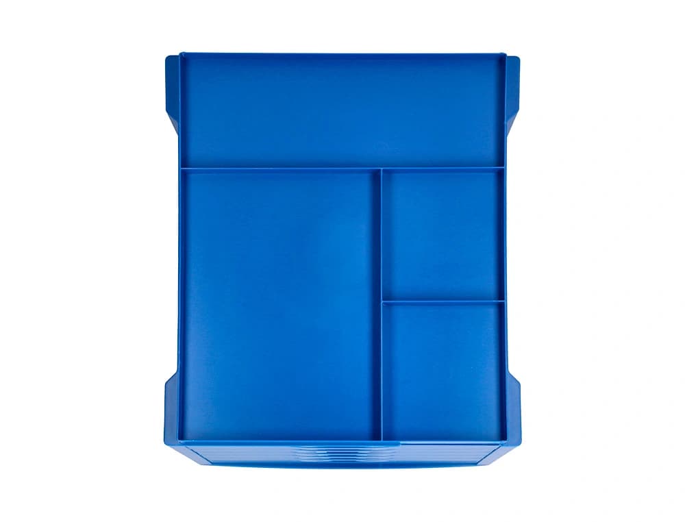 Fichero cajones de sobremesa q-connect bandeja organizadora superior 6 cajones opaco