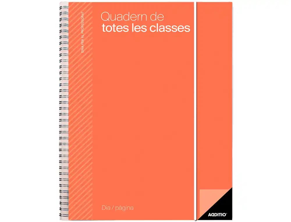Cuaderno de todas las clases catalan additio planificacion dia pagina evolucion continua