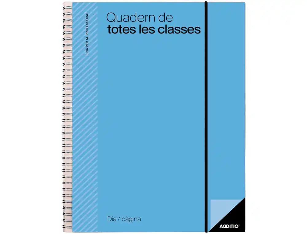 Cuaderno de todas las clases catalan additio planificacion dia pagina evolucion continua